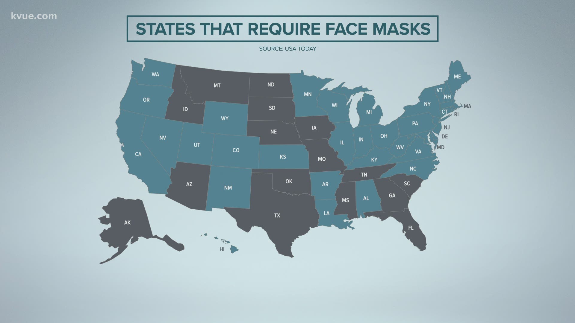 Fifteen states besides Texas have either lifted their mask mandates or never put one in place.