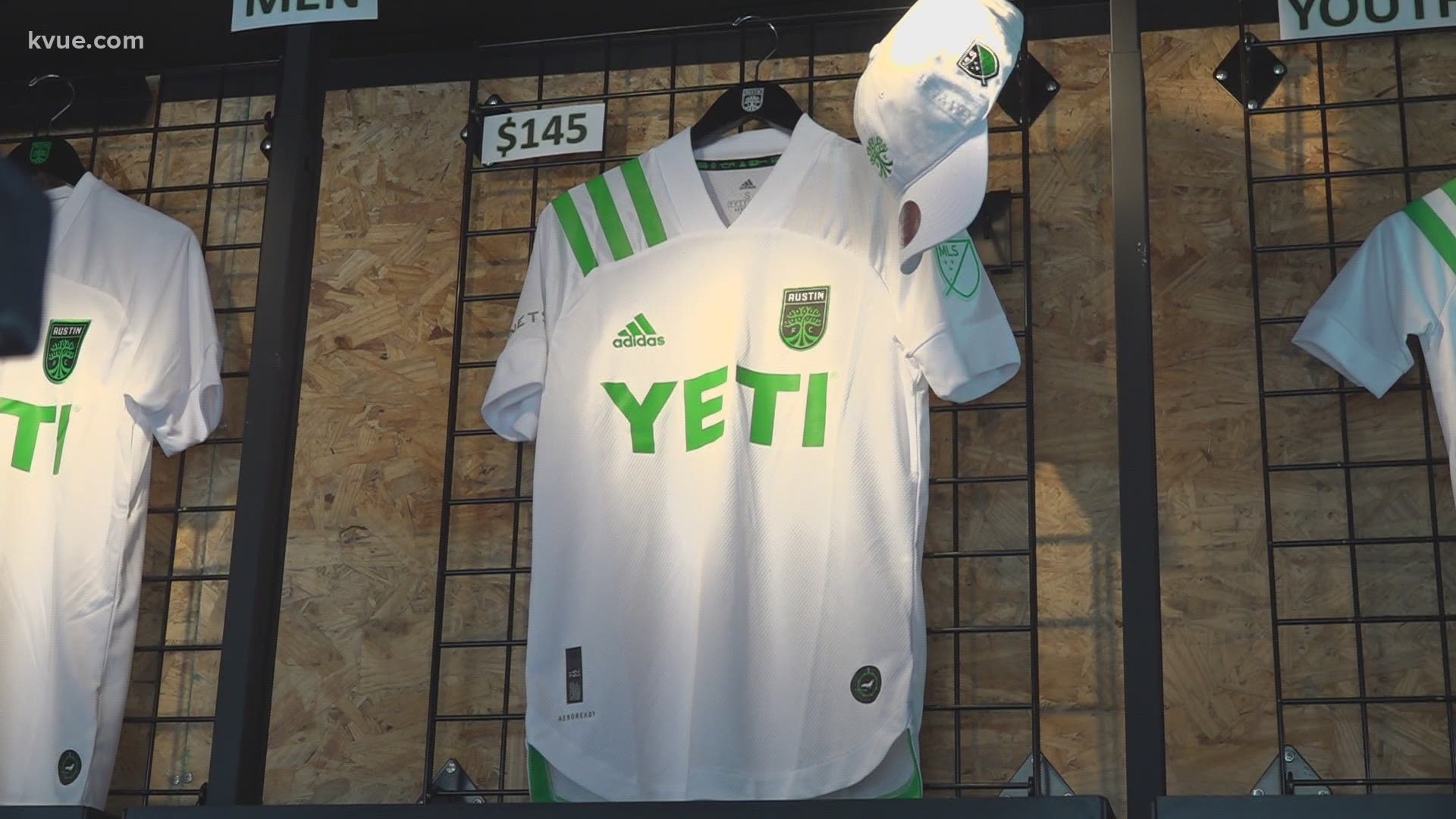 The details of the jersey were designed by the team's supporters, which include things important to the city of Austin.