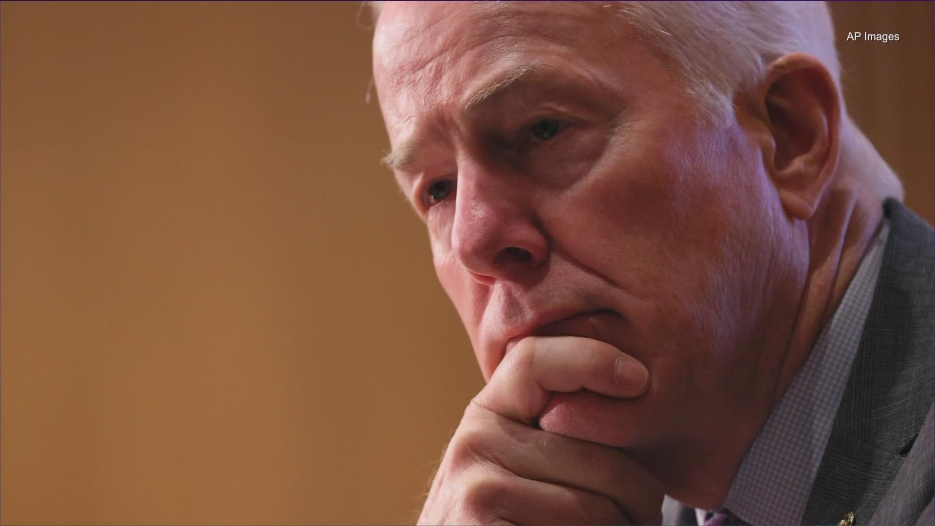 Cornyn plans to work remotely while quarantining.