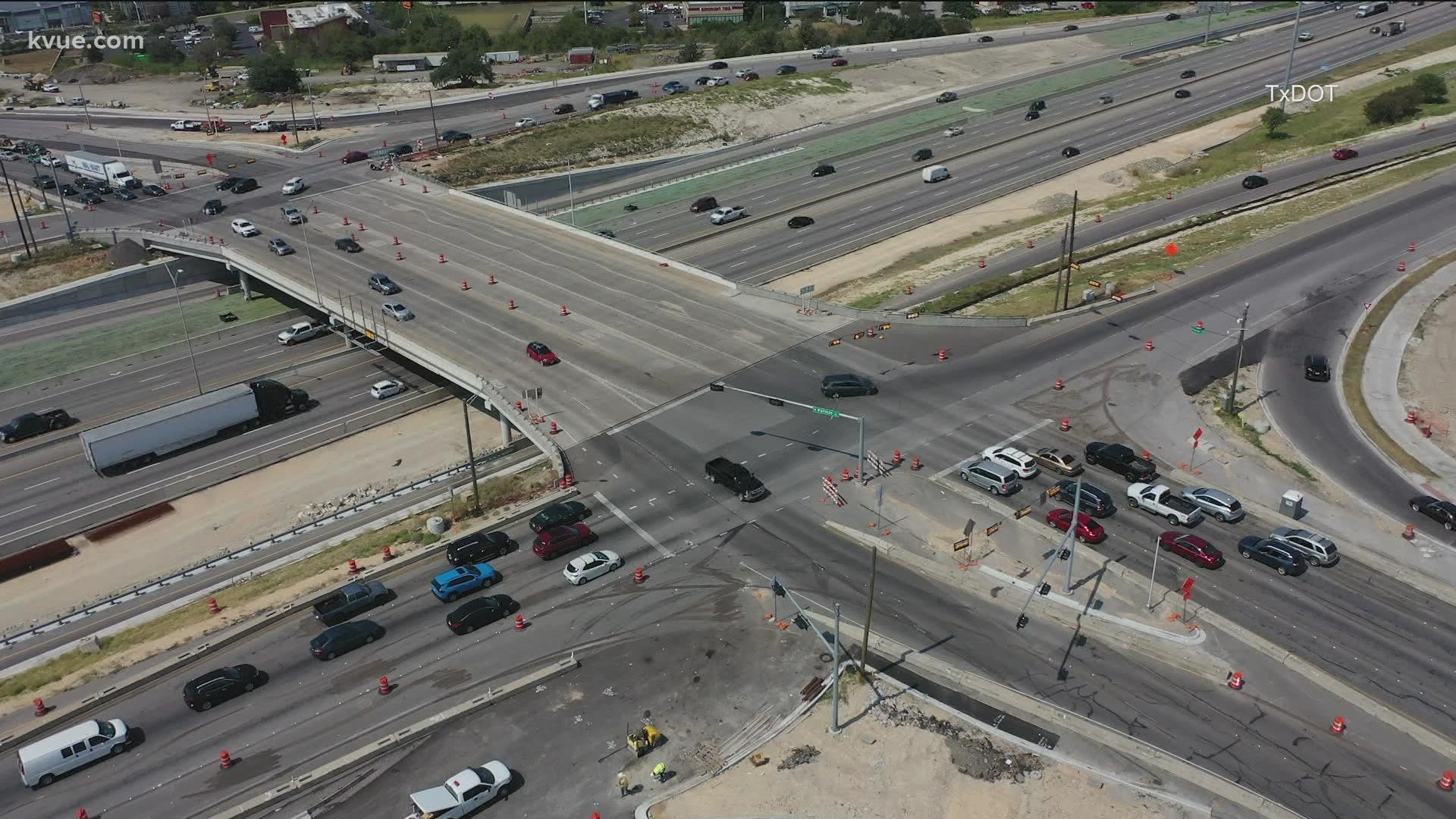 A traffic headache in North Austin may soon be relieved with the opening of a new intersection. The intersection is located at Interstate 35 and Parmer Lane.