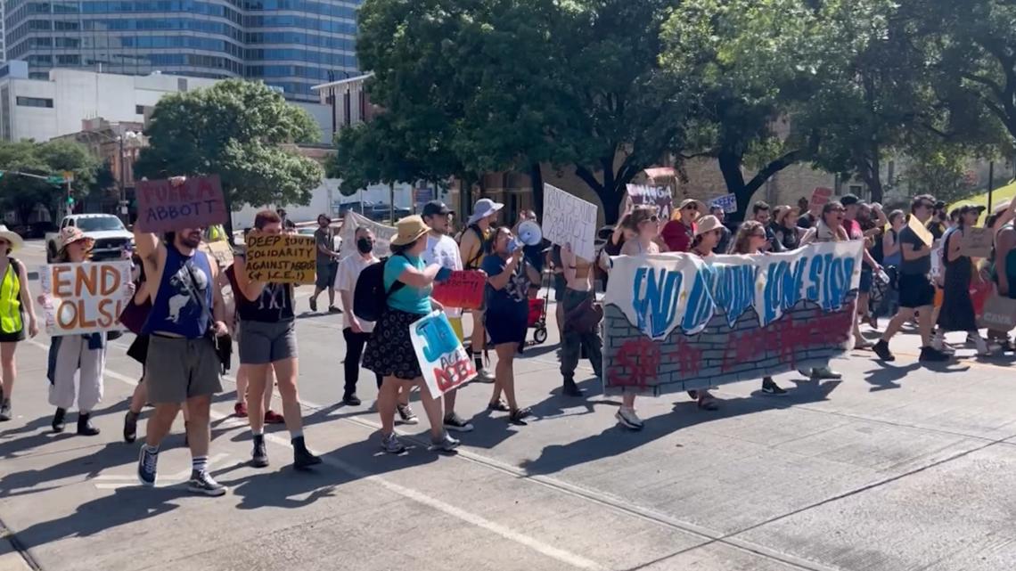 Activist Groups Rally Against Texas Gov. Greg Abbott's Priorities ...