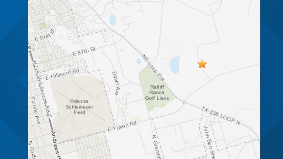 3.6 magnitude earthquake hits Odessa early Saturday morning - Vimarsana News