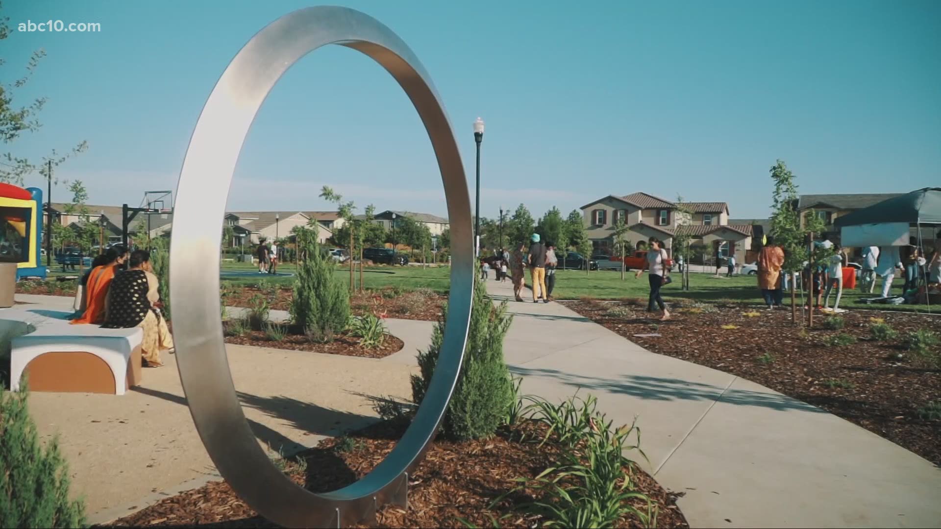 Dedicated in honor of two Sikh men killed in 2011, the park incorporates Sikh design elements but welcomes all in the community