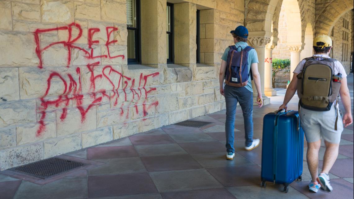 Pro-Palestinian demonstrators arrested at Stanford - Vimarsana News