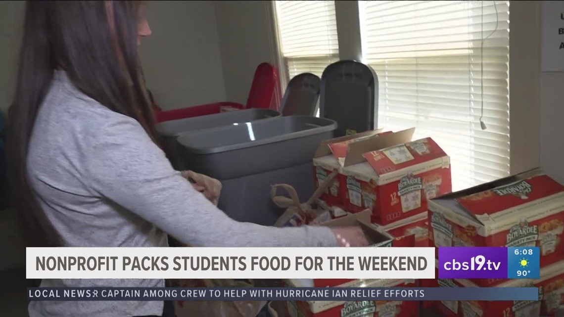 Nonprofit packs lunches for  low income student to last over the weekend