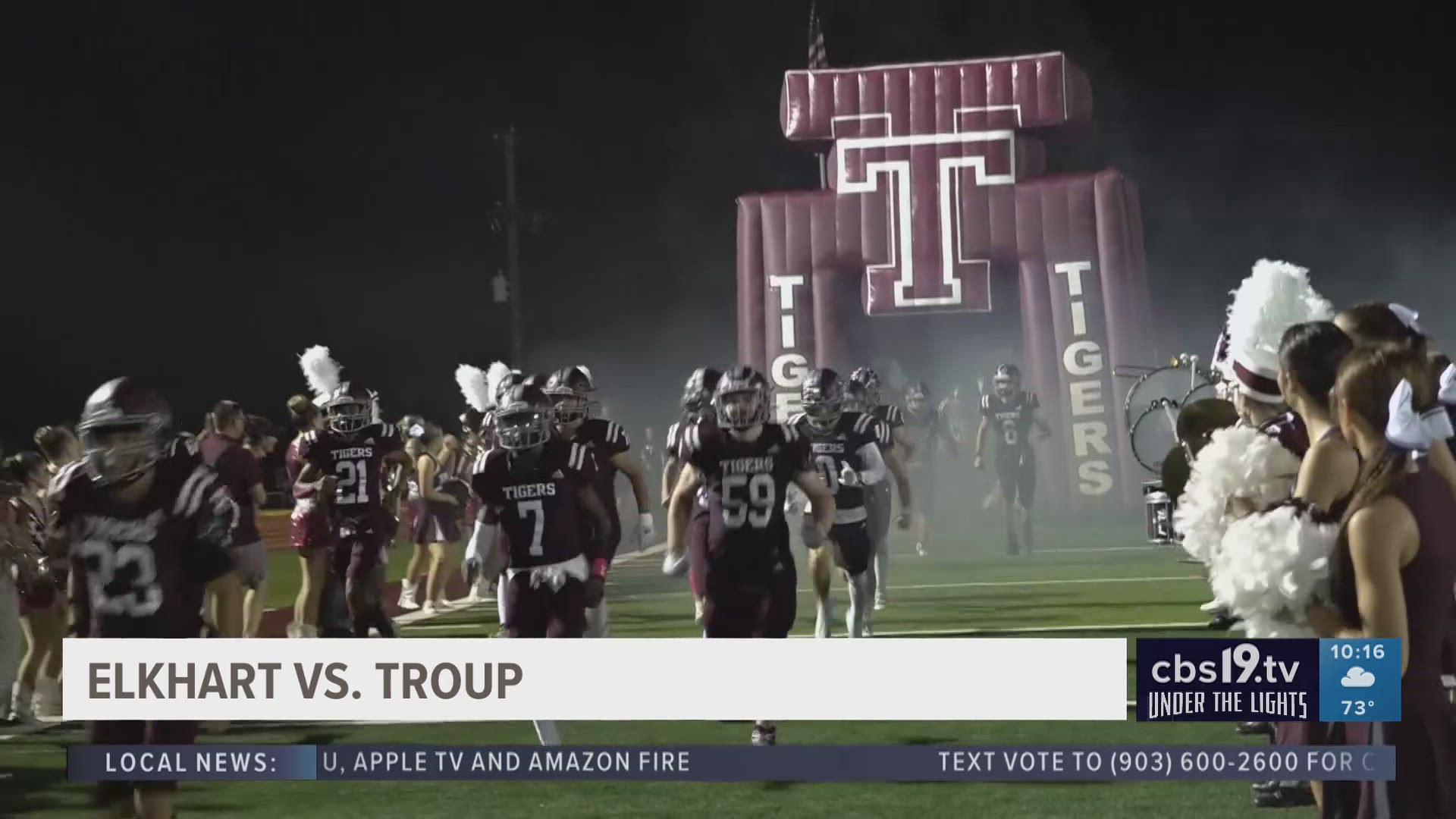 For more East Texas high school football action, visit https://www.cbs19.tv/under-the-lights.