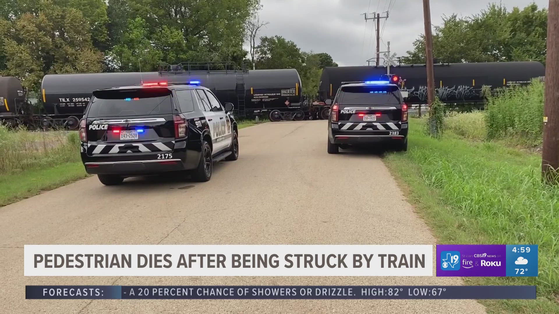 Pedestrian dies after being struck by train in Jacksonville