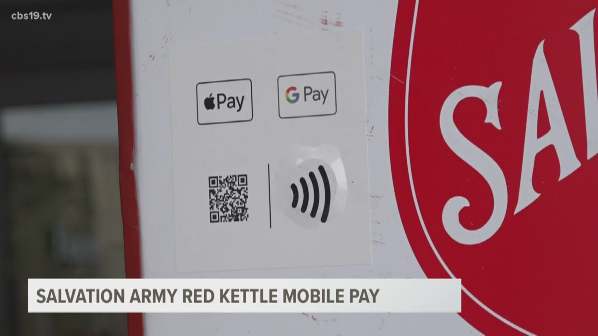 You can now make donations to the Red Kettle with your smartphone!