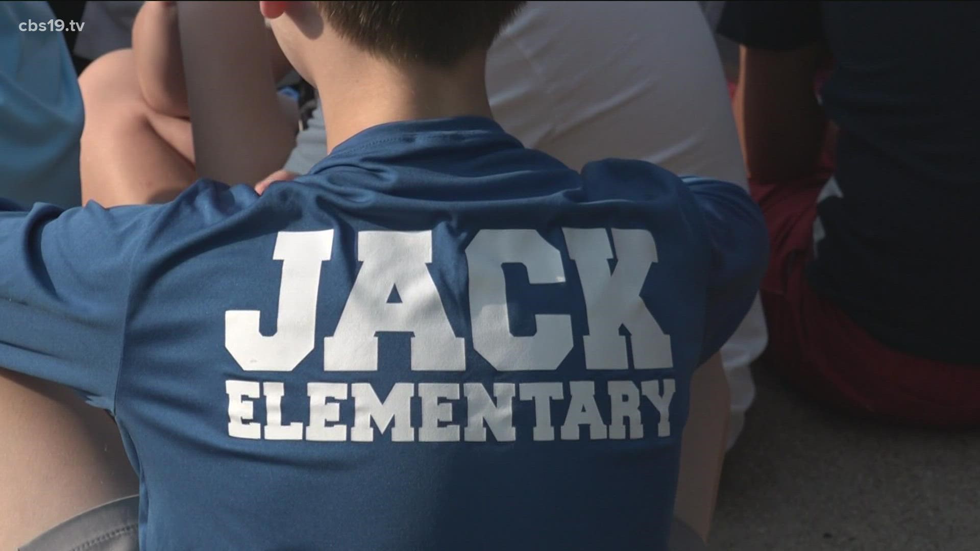 Dr. Bryan C. Jack’s Elementary held its 20th annual Patriot Day honoring the school's namesake who died in the 9/11 attacks.