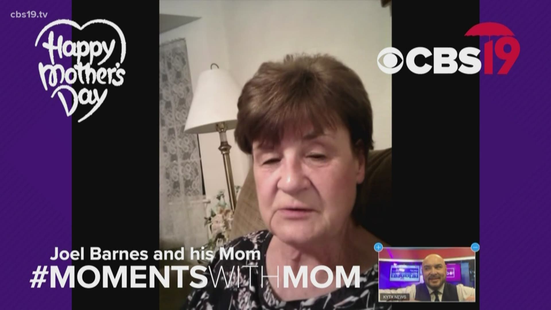 Joel Barnes asks his mom the tough questions before Mother's Day!
