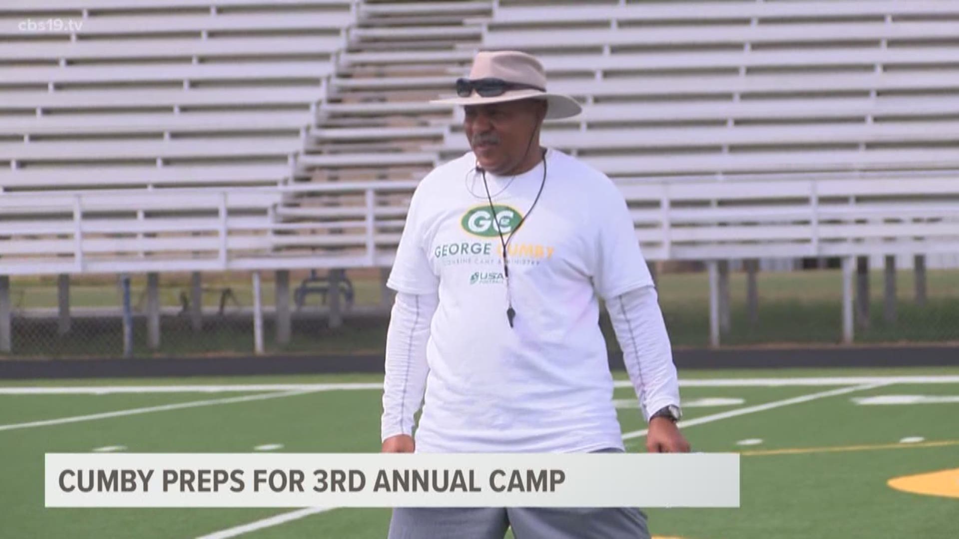 Cumby getting ready for 3rd annual camp