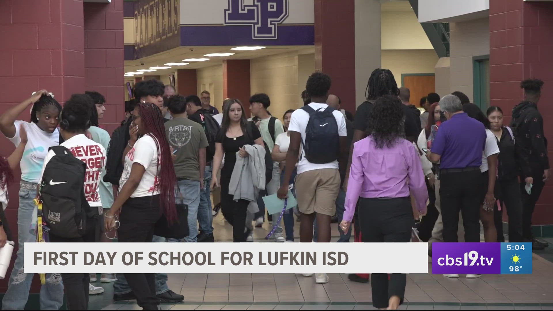 Lufkin ISD welcomes students for first day of school