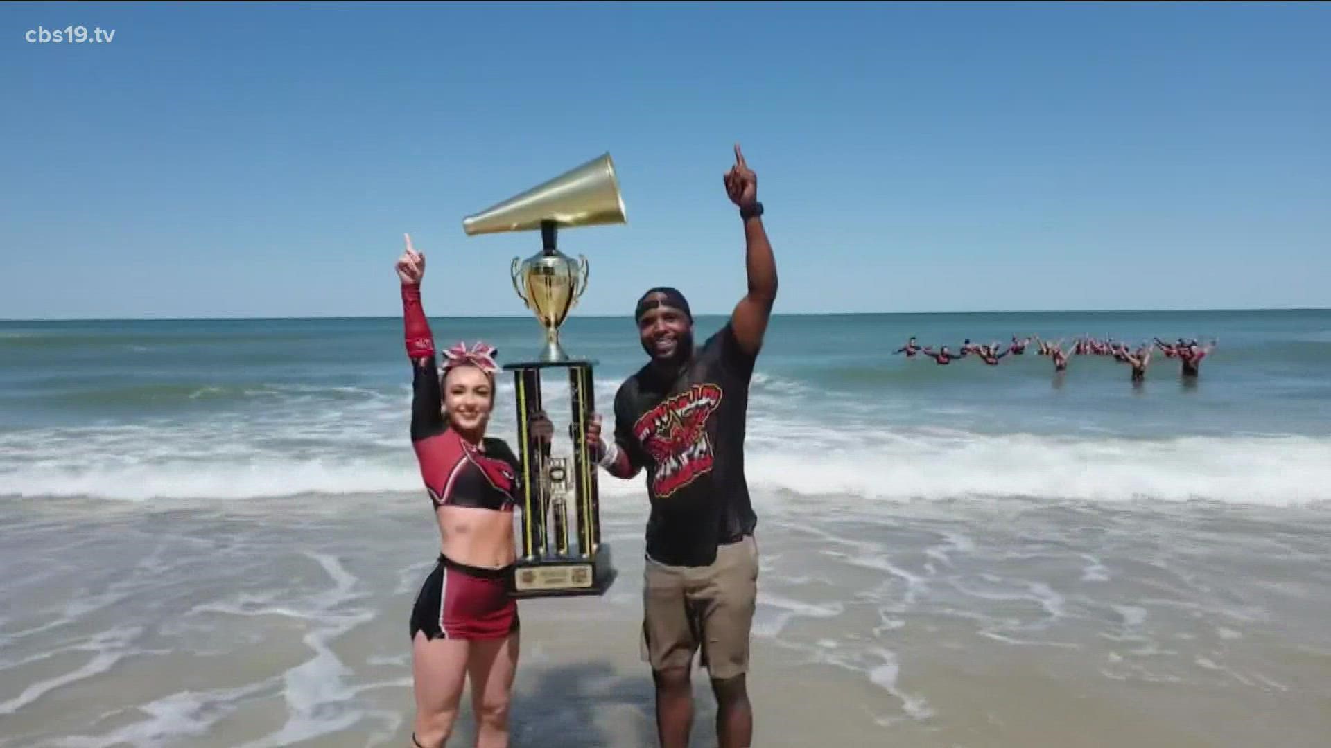 "It's just been a blessing to be able to have this opportunity and for our small coed team to be the first time ever competing for Trinity Valley,"