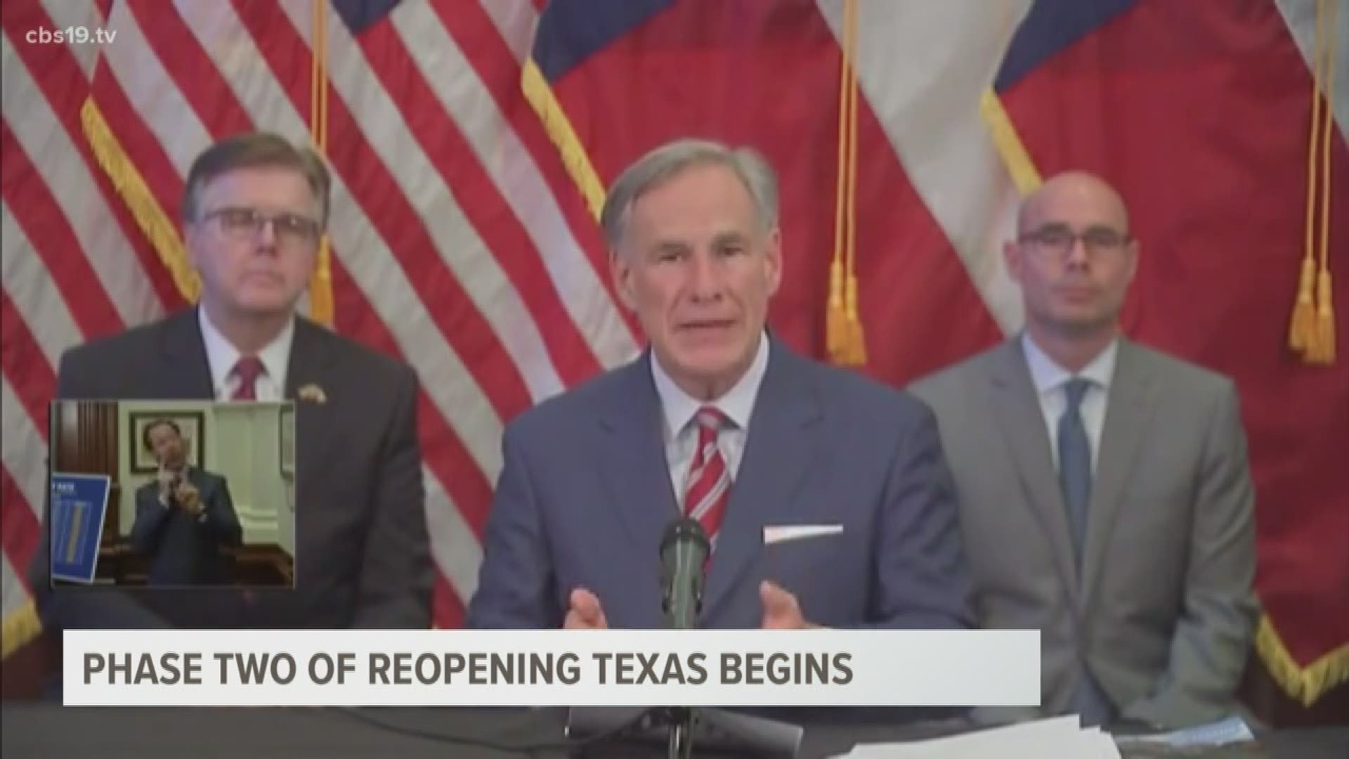 Gov. Abbott announced Monday his plan from phase two of reopening the state of Texas.