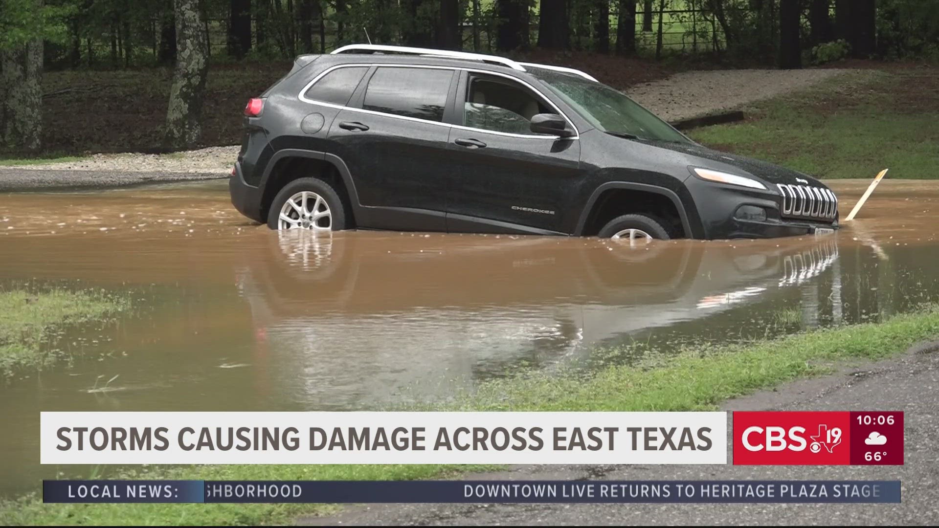 Flooding, power outages impact residents in Rusk, Cherokee counties