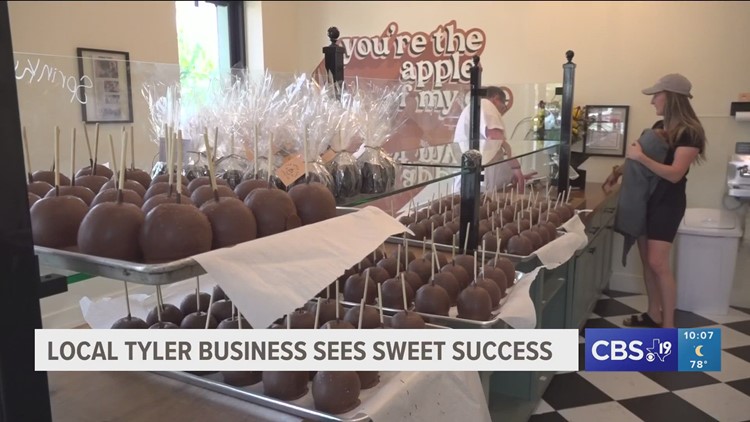 Local business owner's road to sweet success with candy apples