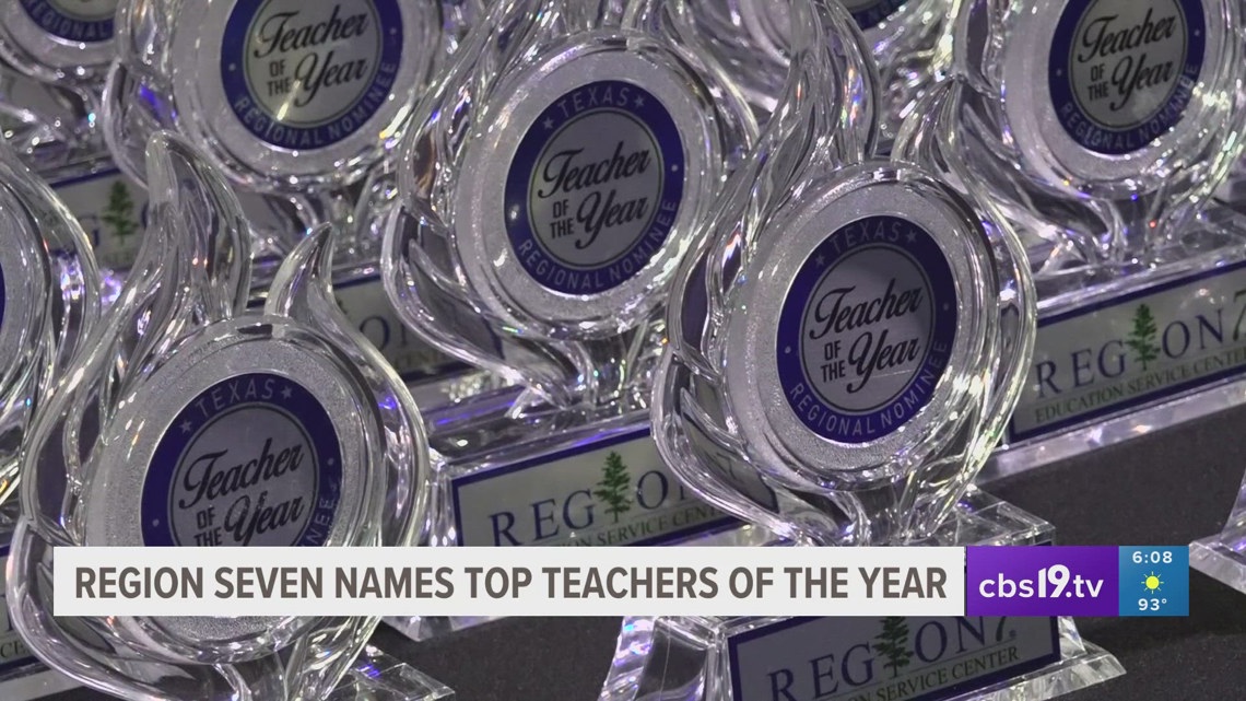 East Texas regional elementary, secondary teachers of the year named