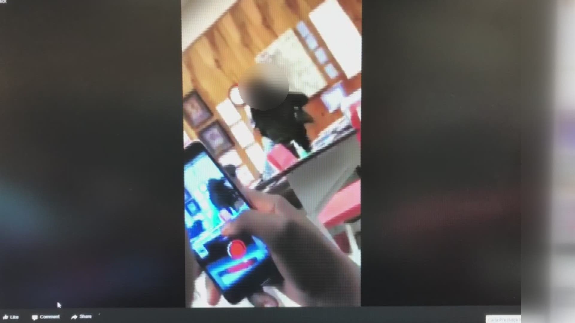 This video shared on social media shows a fight between a student and a teacher at Marshall ISD.
