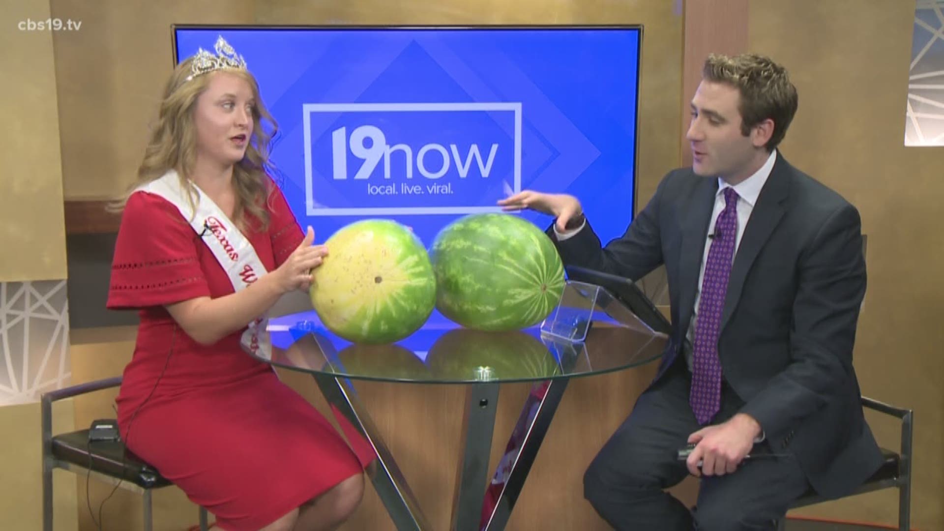 2018 Texas Watermelon Queen Hannah Crisp joins Mike on 19now to discuss the upcoming 29th Annual What-A-Melon Festival.