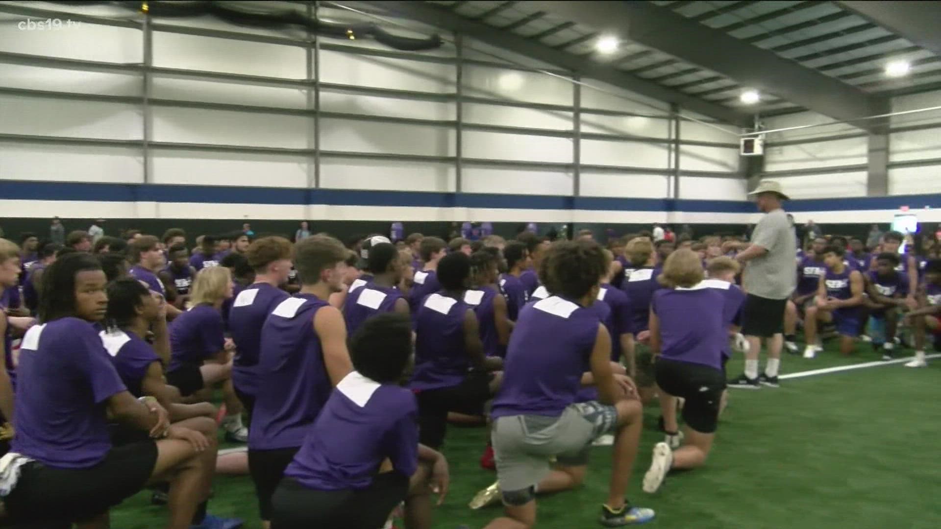 SFA opened the summer by bringing their first camp this season to East Texas.