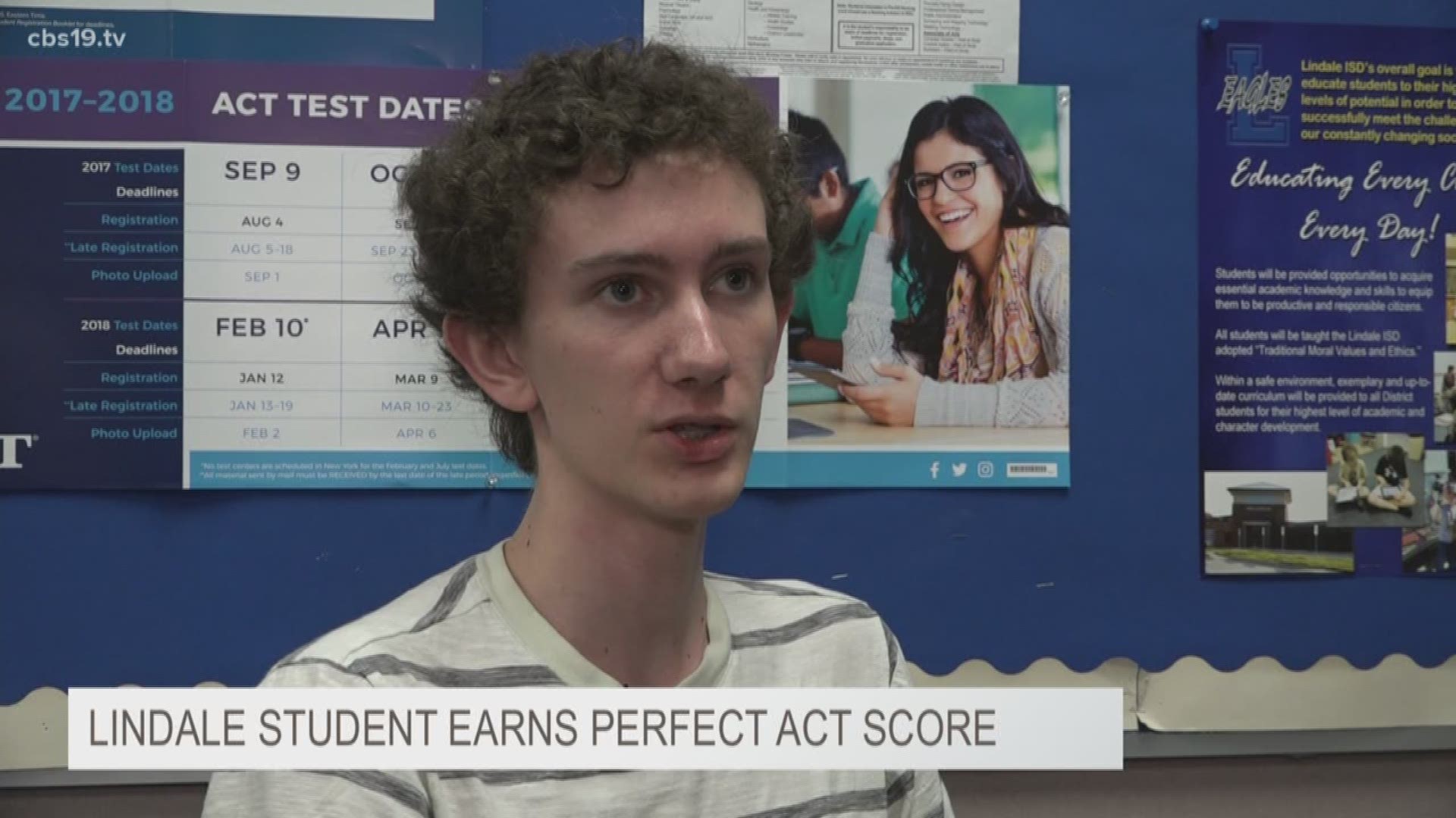 Lindale HS student scores perfect ACT score