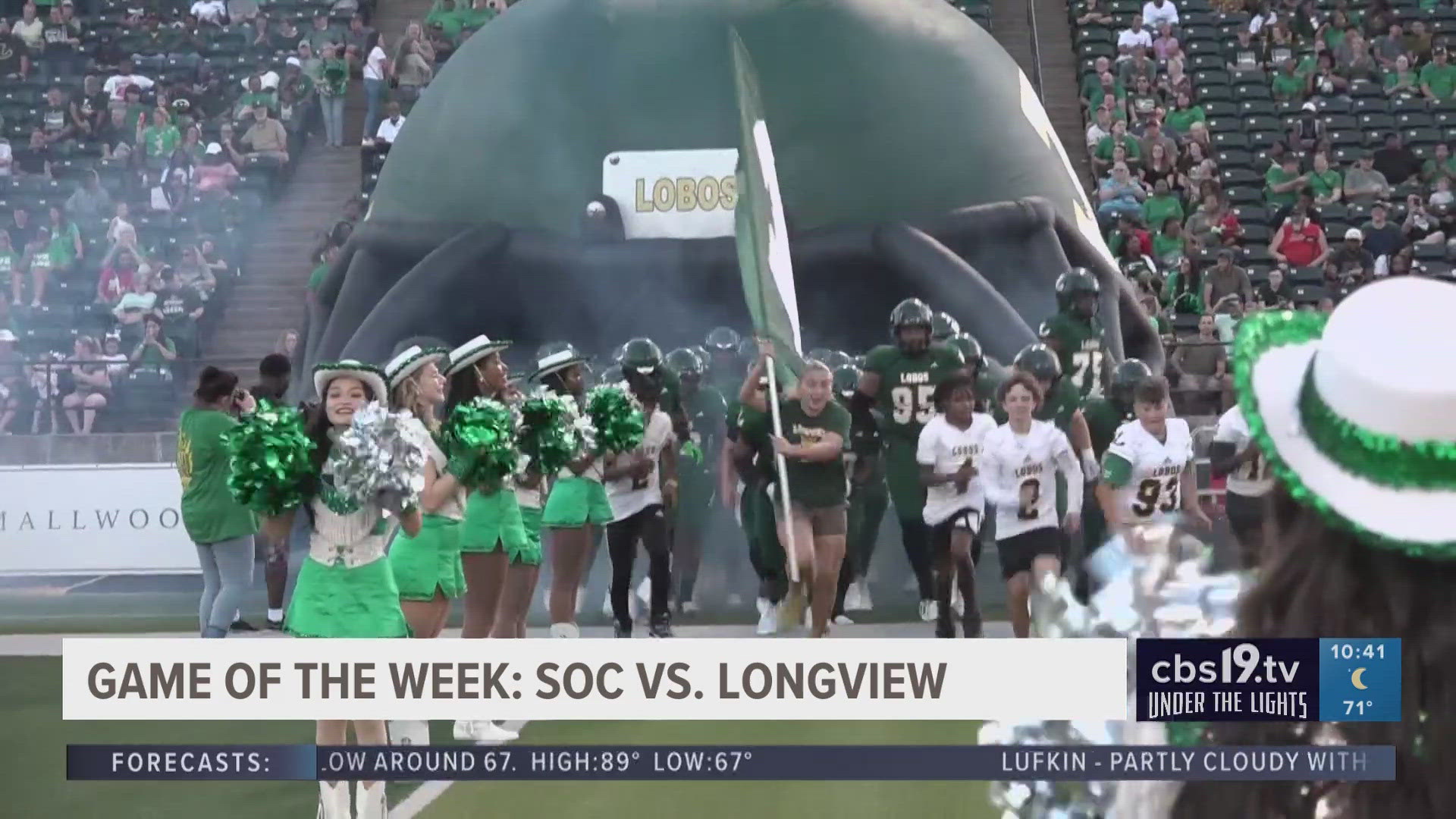 For more East Texas high school football action, visit https://www.cbs19.tv/under-the-lights.