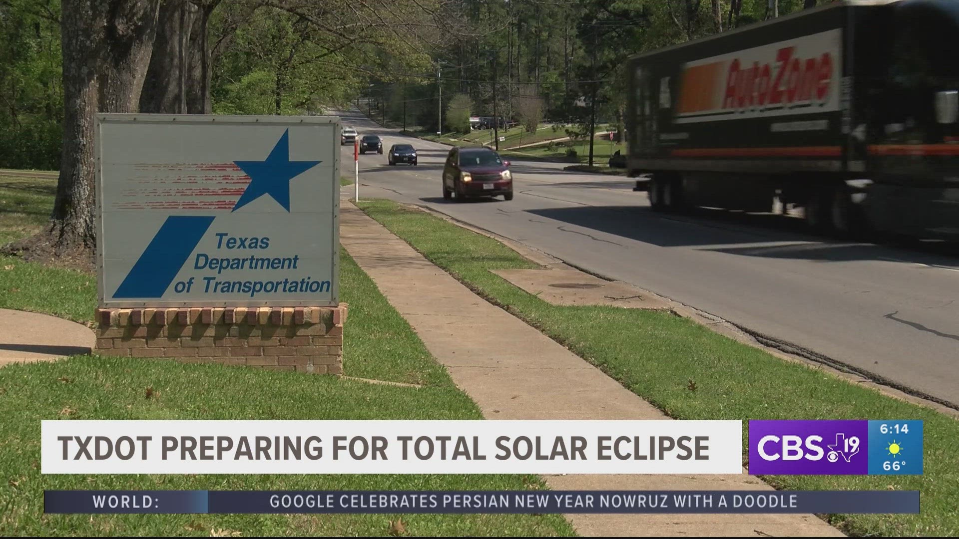 TxDOT crews prepare increased traffic during total solar eclipse in East Texas