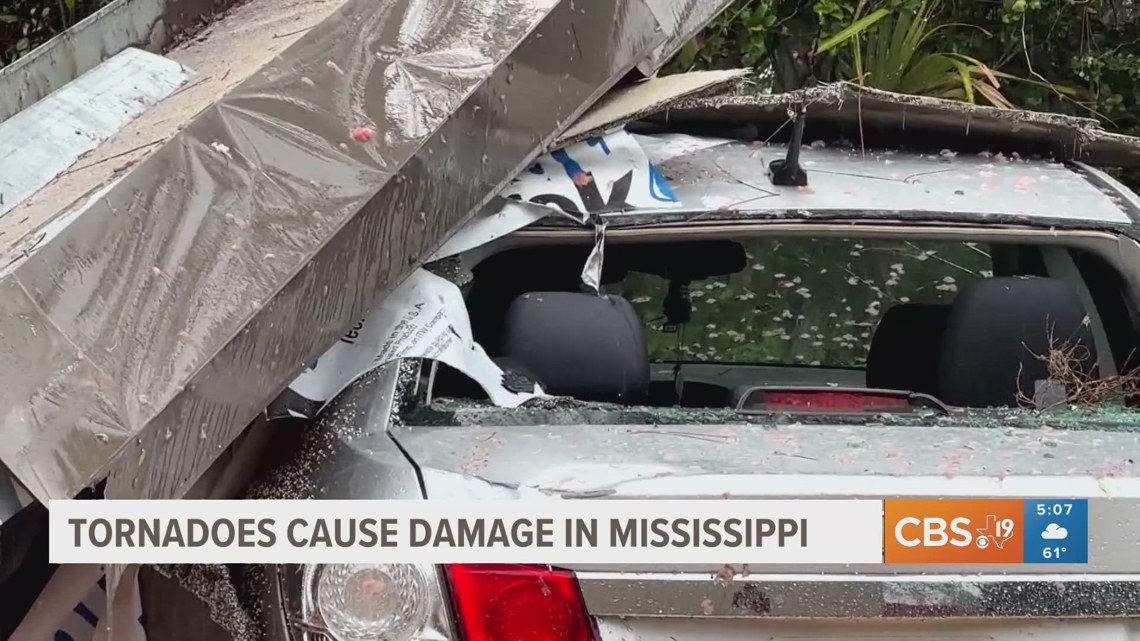 Tornadoes cause damage in Mississippi | cbs19.tv