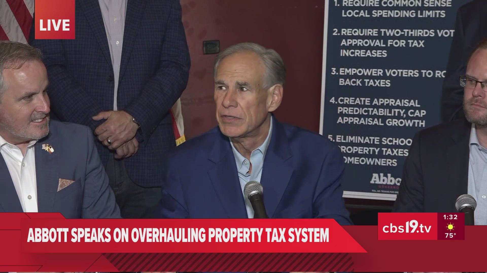 Gov. Abbott makes 2026 campaign stop in Tyler | cbs19.tv