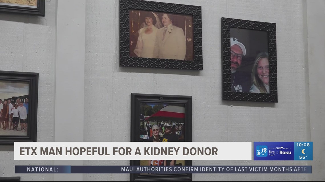 East Texas man hopeful for kidney donor from community