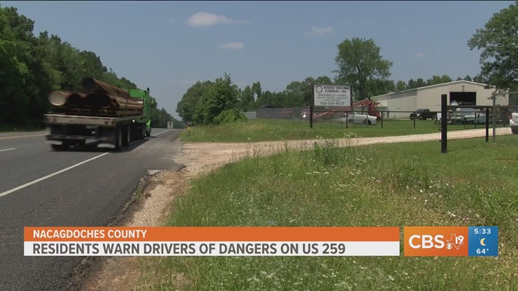 Nacogdoches residents warn of dangers on HWY 259 after Lufkin senior killed in crash