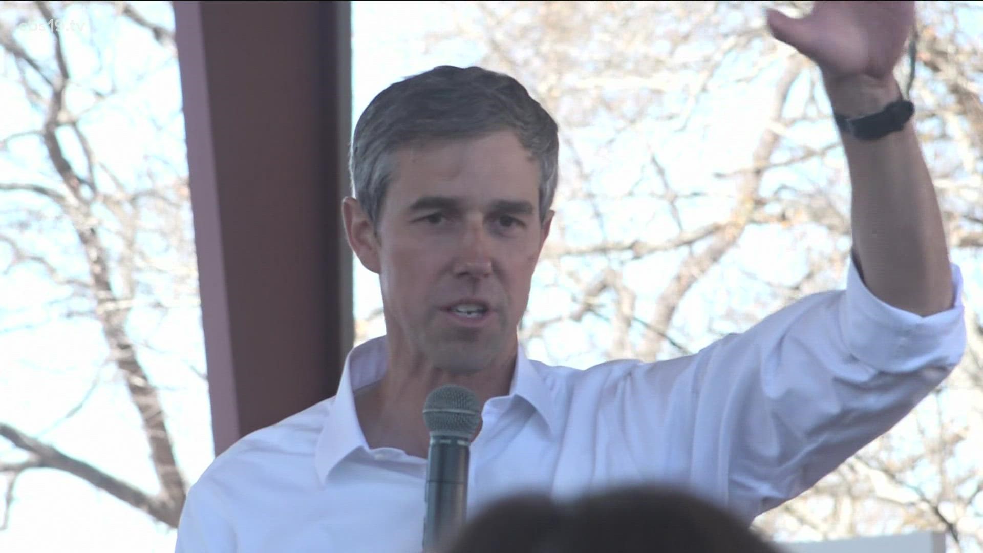 Beto O'Rourke and Allen West spent their Tuesday sharing their vision with voters.