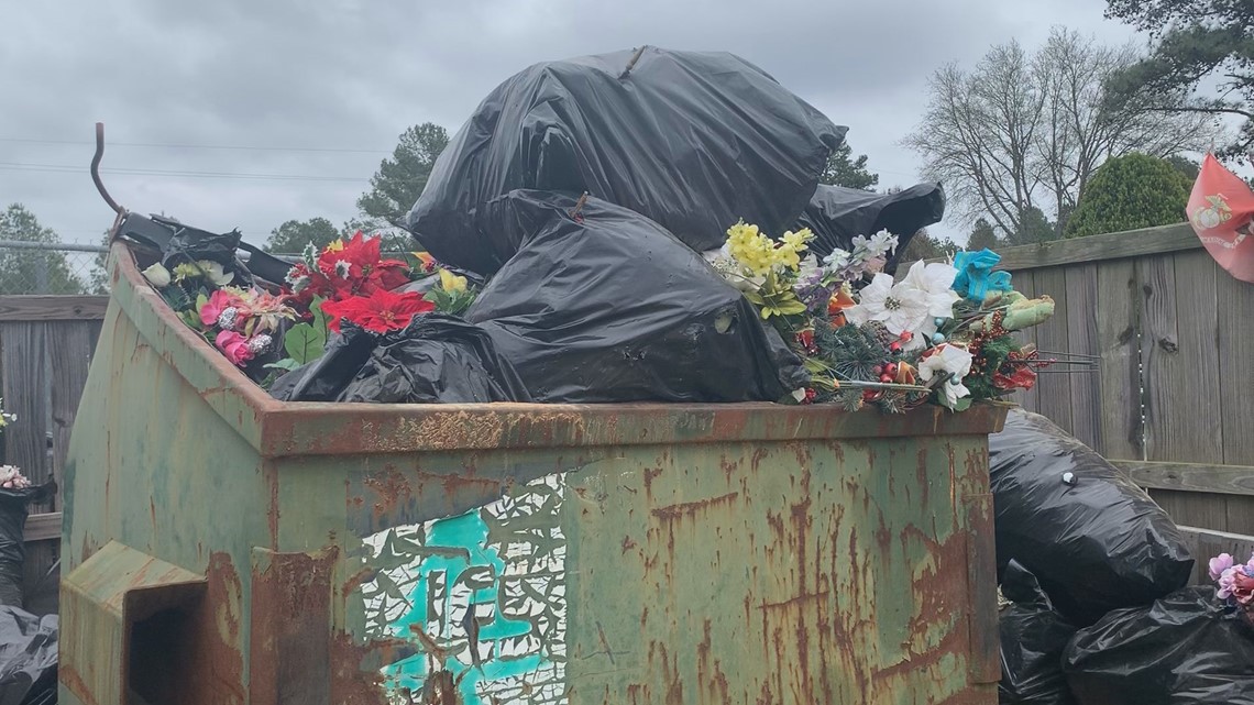 Mementos removed from loved ones' graves after Lakeview Memorial