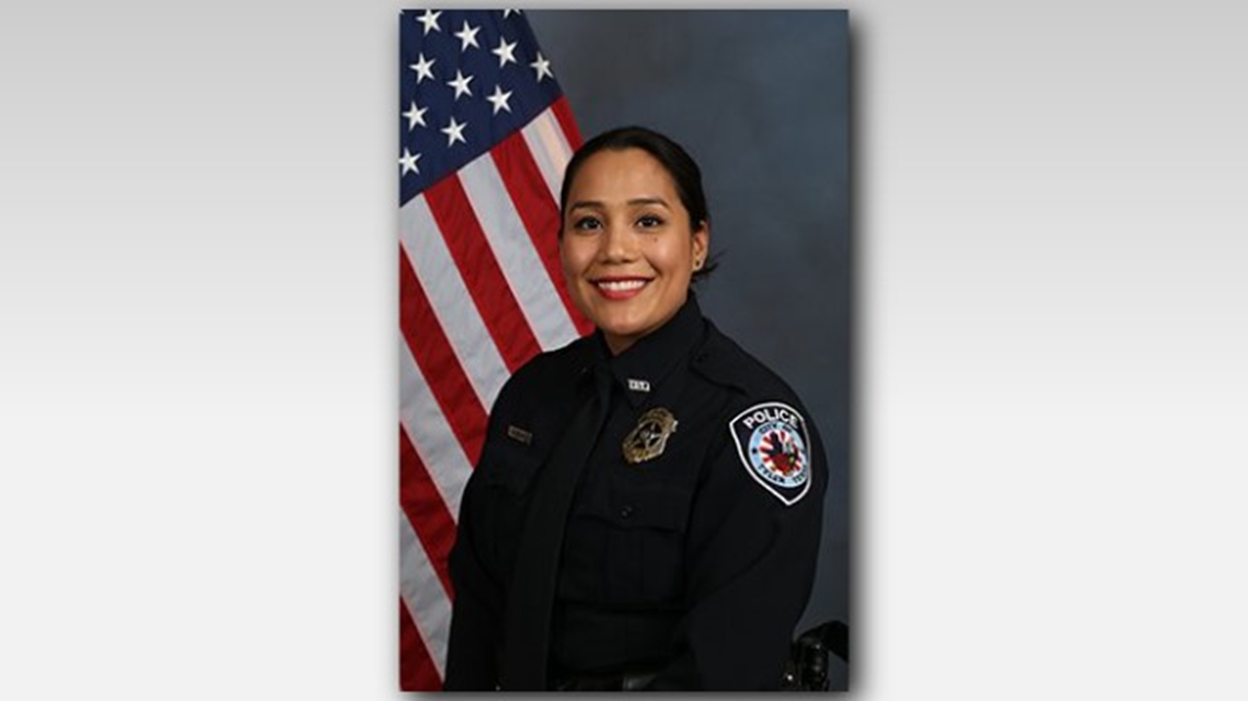 Officer April Molina named Officer of the Year award at 