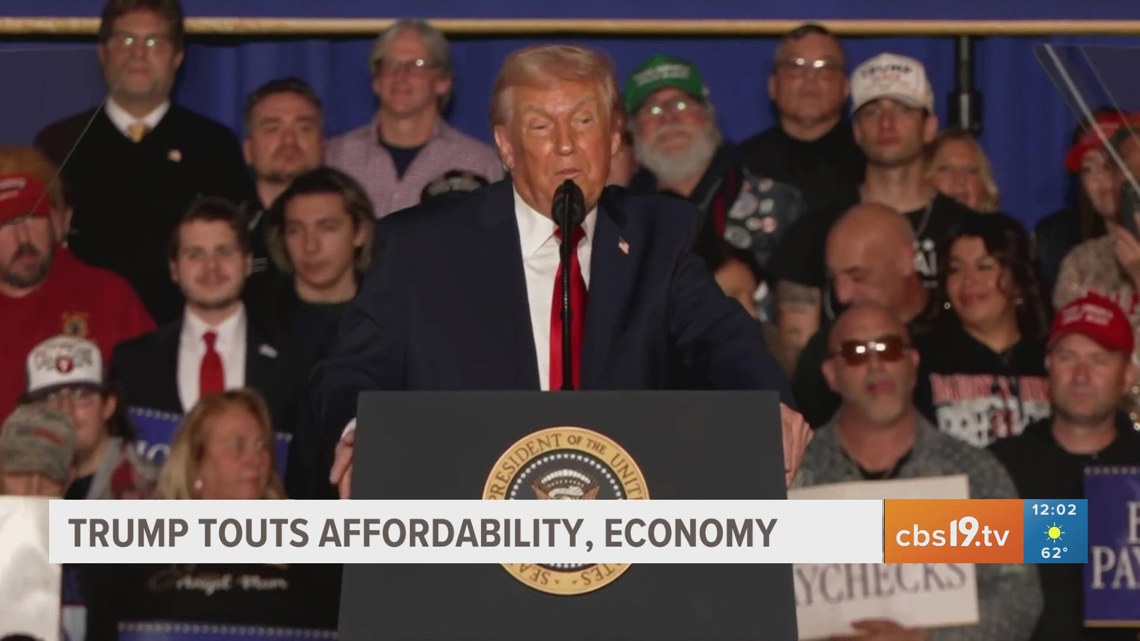 Trump touts affordability, economy in Pennsylvania rally