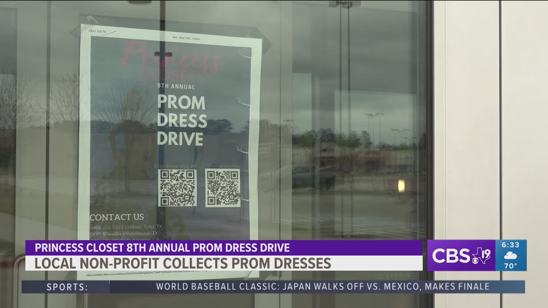 The Princess closet has partnered with Studio Movie Grill for 8th annual prom dress drive. This month they've received more than 70 dresses donated from East Texans.