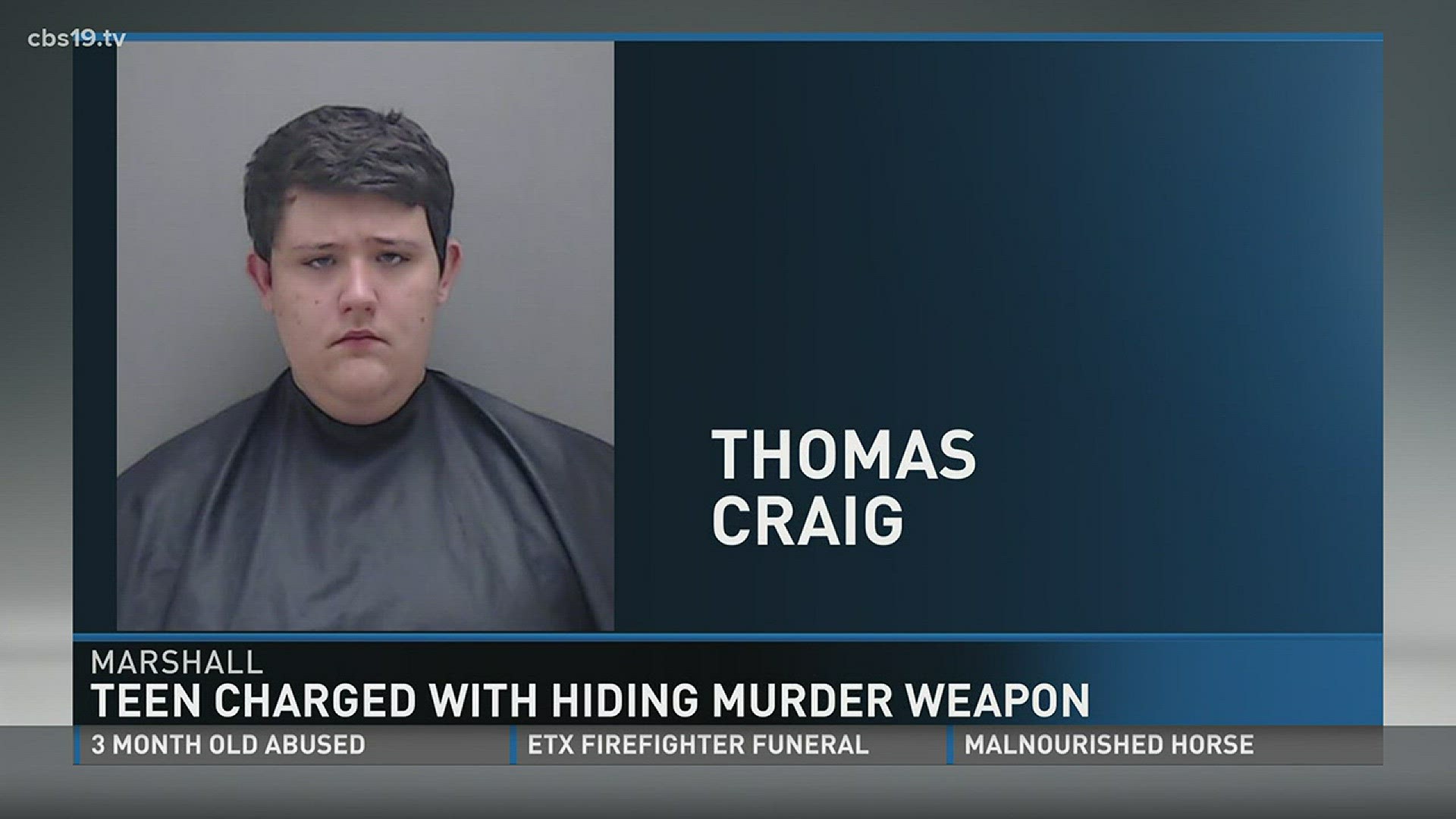 A Marshall teenager has been charged with hiding a murder weapon in connection to the death of two men.