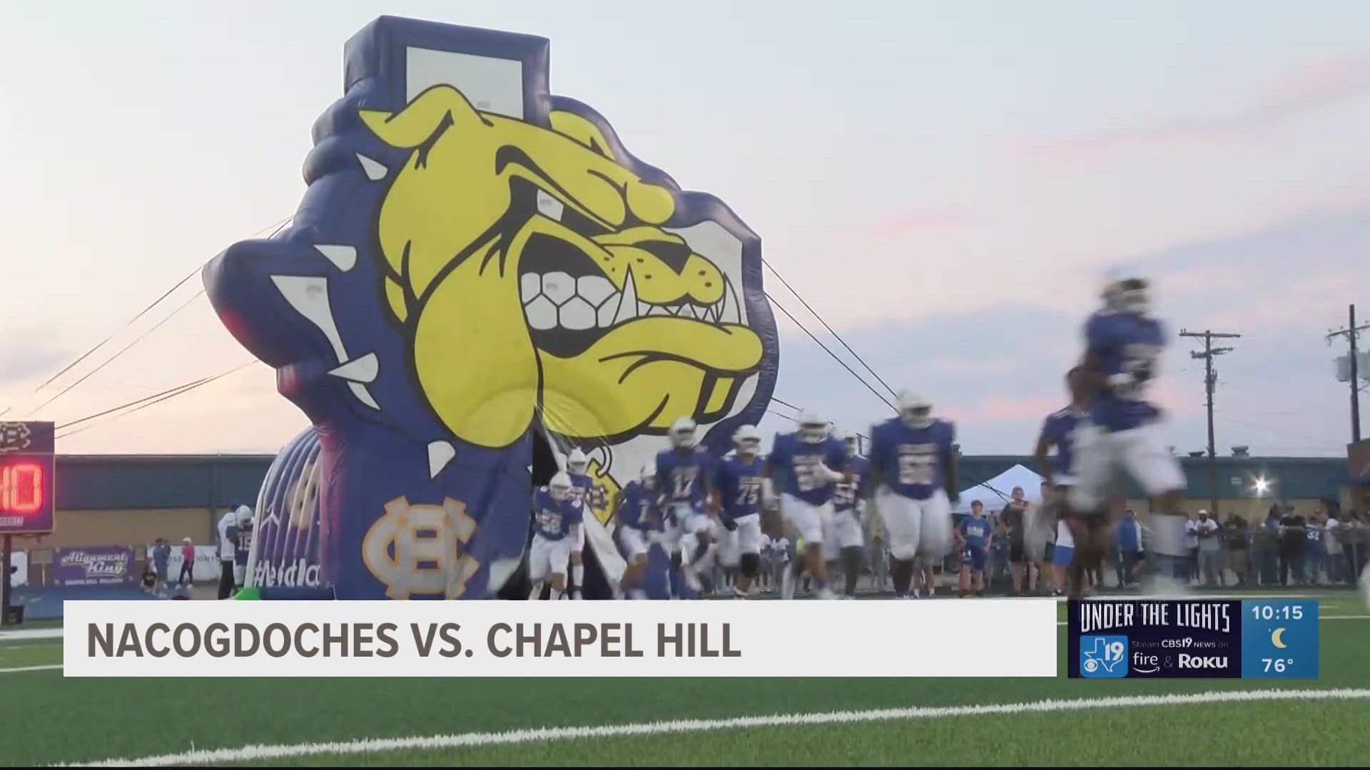 For all the best high school football highlights, check out Under the Lights at 10PM on CBS19!