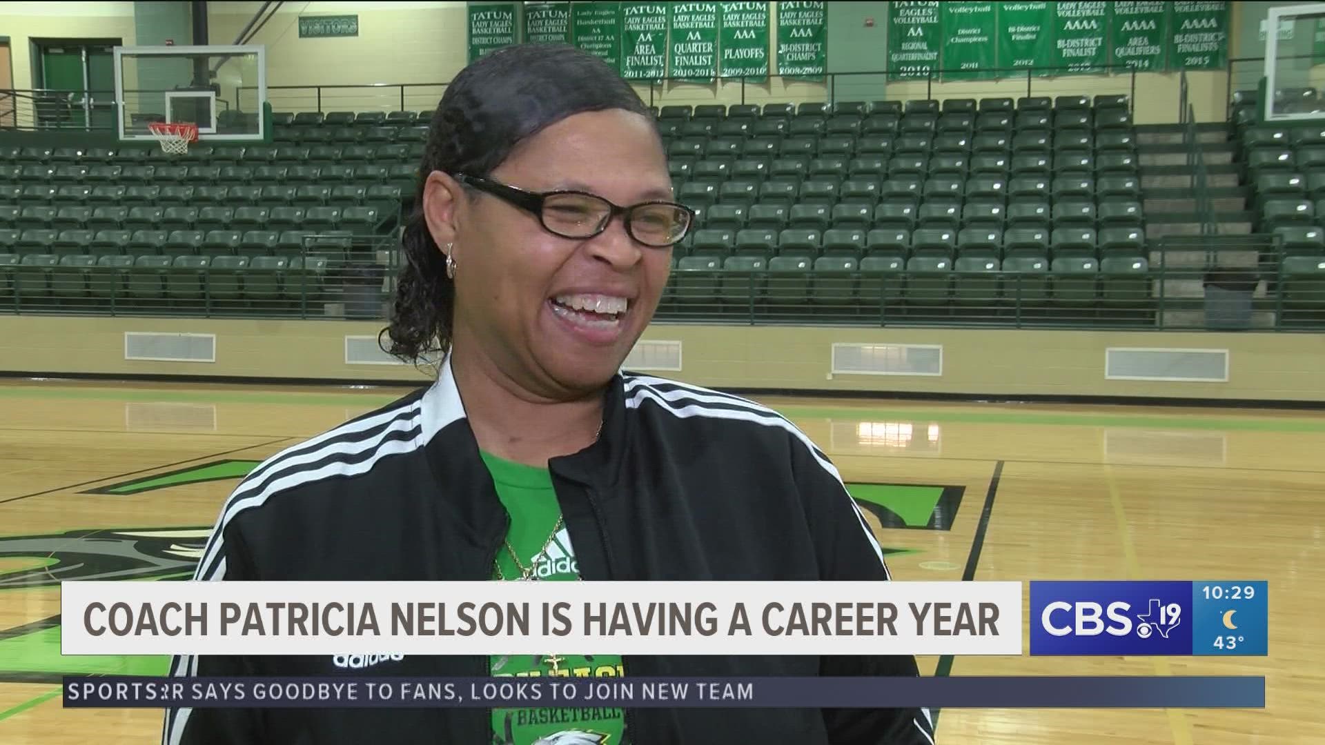 Tatum coach, Patricia Nelson, is having a storied season 