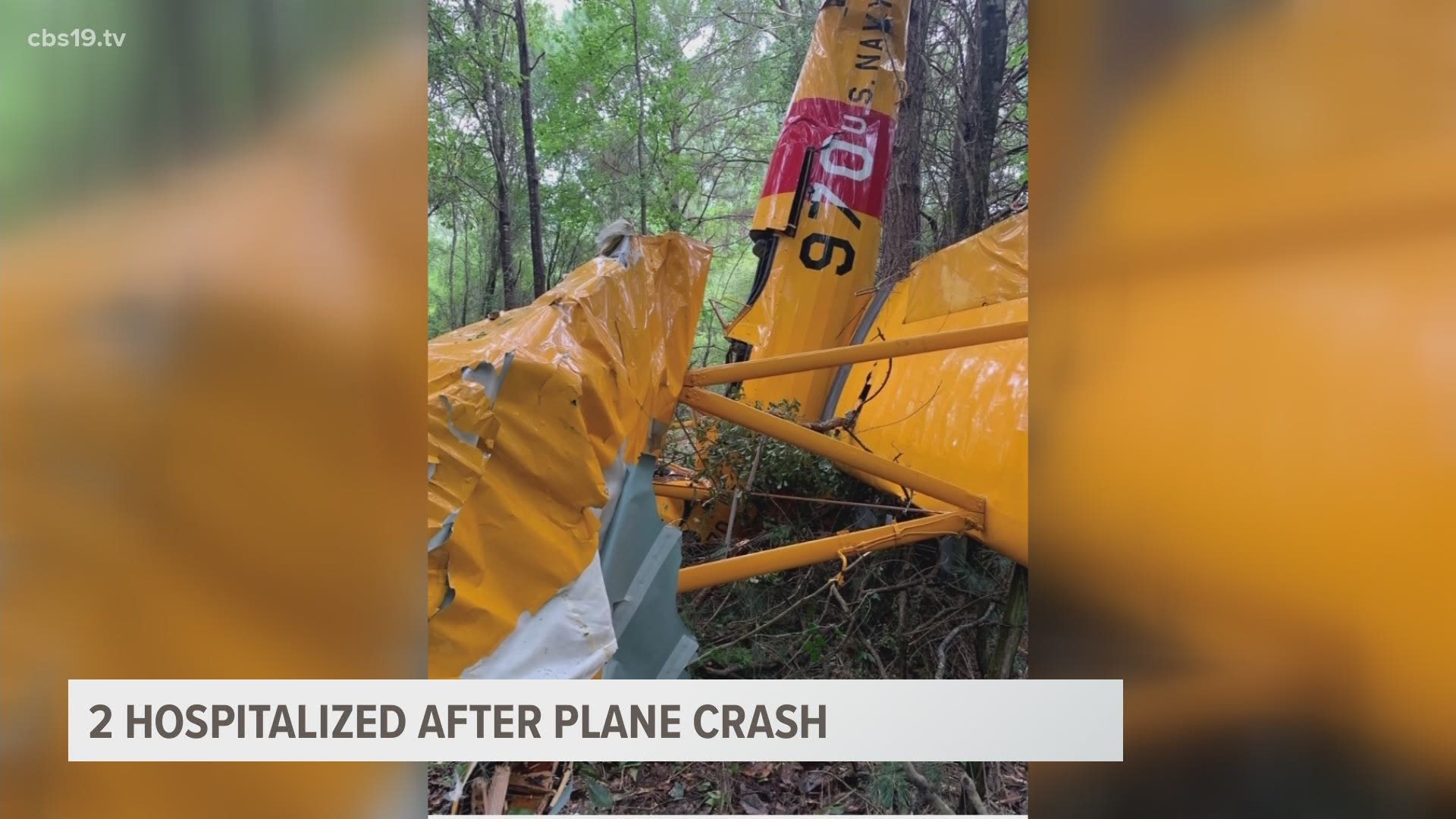 Both the pilot and passenger suffered only minor injuries.