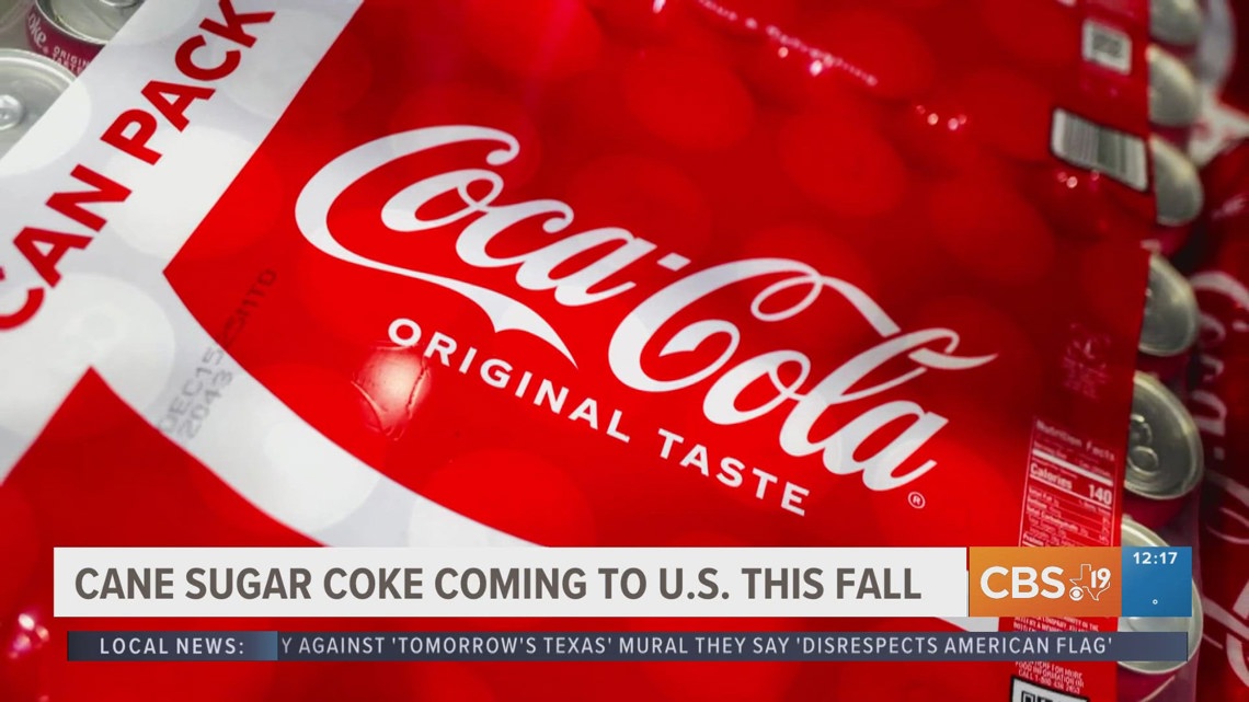Cane sugar Coca-Cola arrives in the U.S. this fall | cbs19.tv