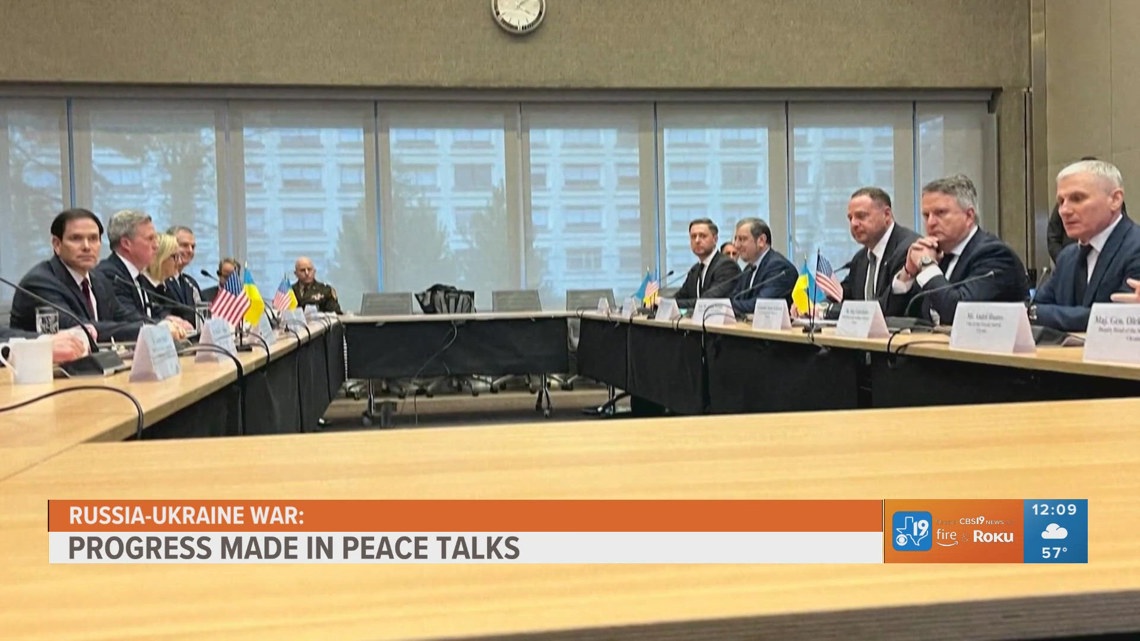 U.S. and Ukrainian officials say progress made in peace talks