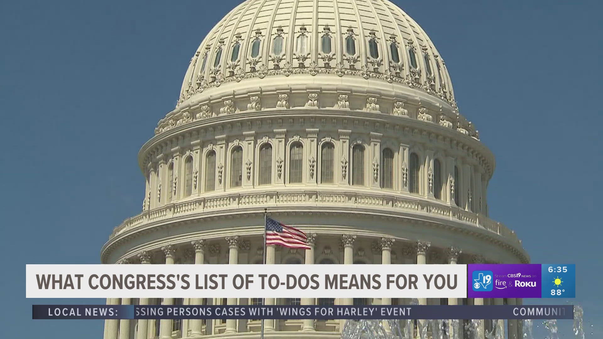Here's what's on Congress' to-do list as lawmakers return from recess ...