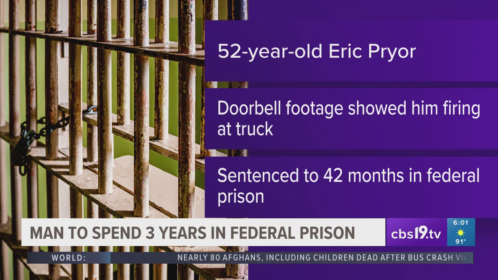 Will Riddell East Texas felon to spend 42 months in federal prison | cbs19.tv