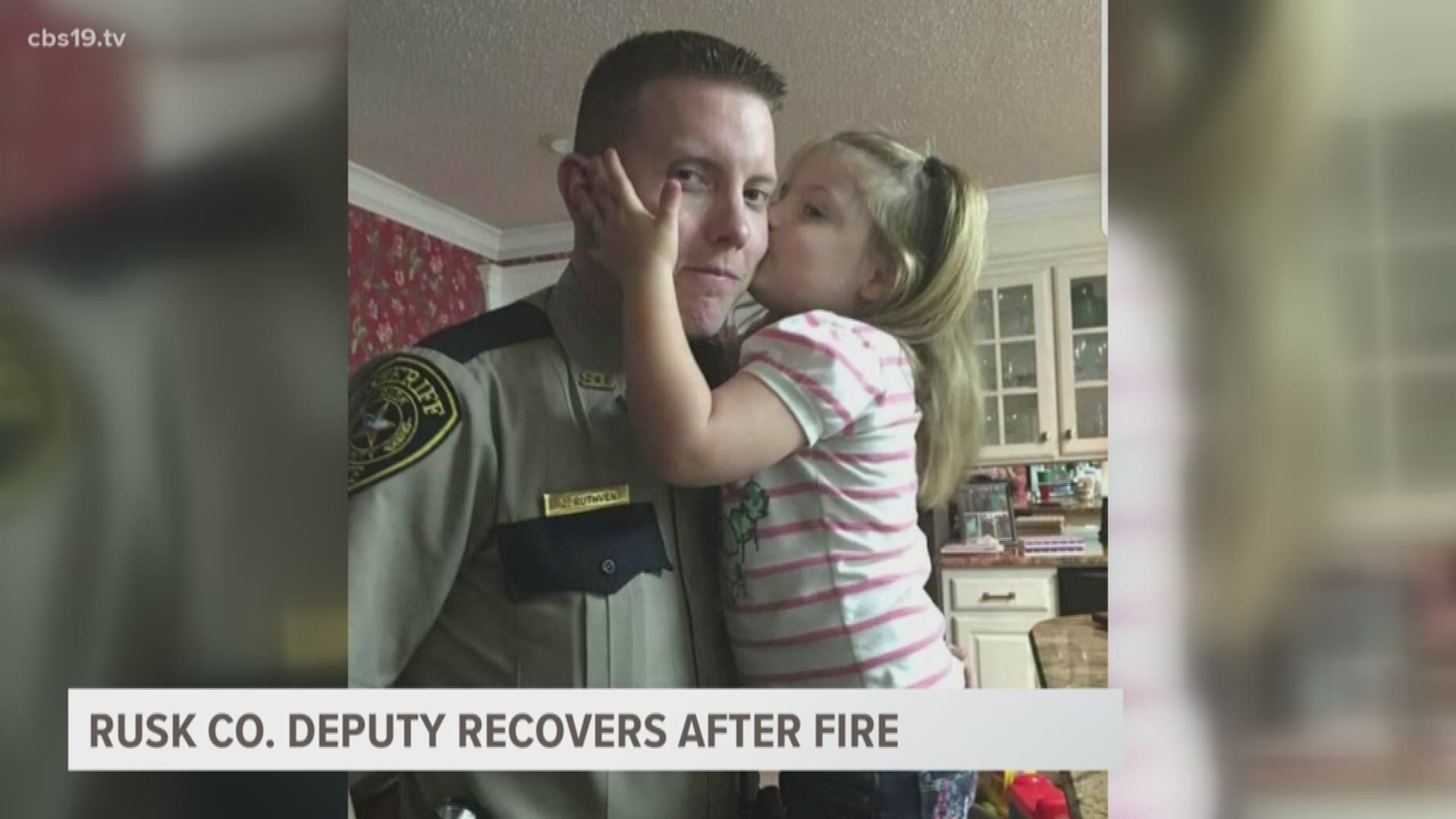 A Rusk Co. Sheriff's Deputy is rebuilding with the help of his community, after a fire took everything he owned.