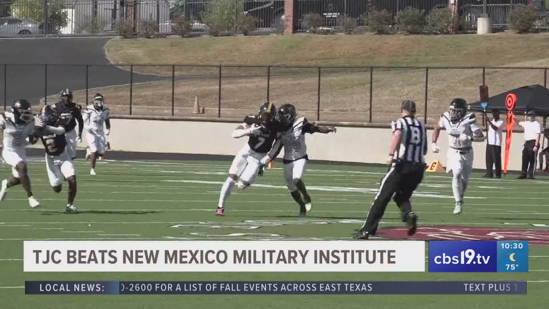 Tyler Junior College topped New Mexico Military Institute to improve to 3-2 on their season.