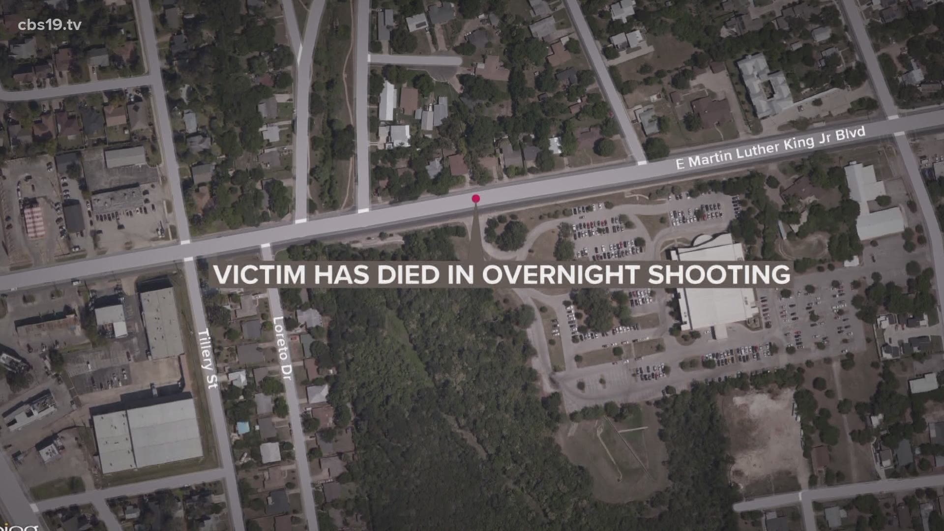 One of two victims from Monday night's shooting in Palestine has died.