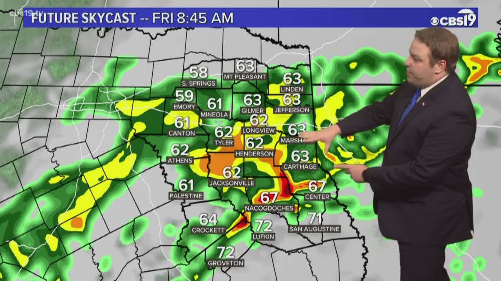 Rain showers and storms remain possible overnight, some could be strong, but the heaviest rain arrives Friday. Meteorologist Michael Behrens has more!