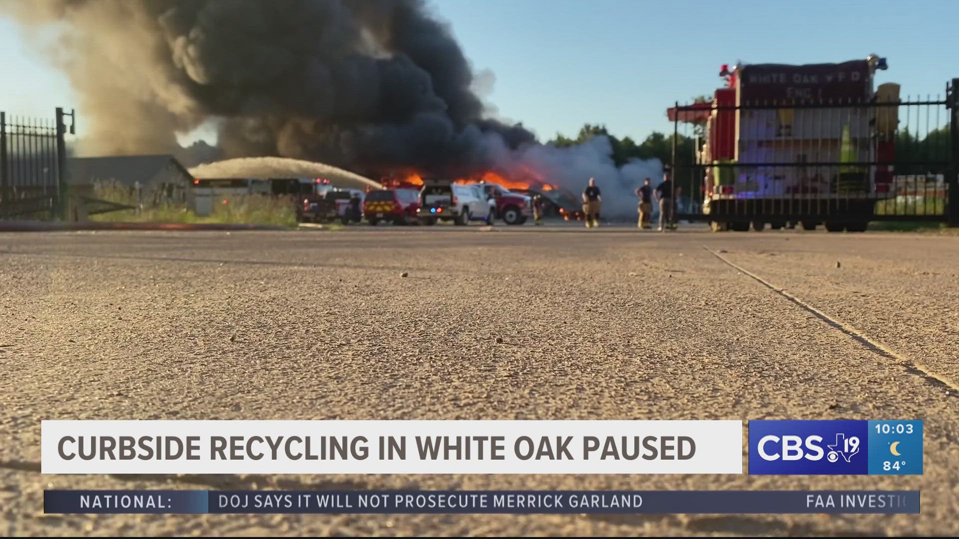 Curbside recycling in White Oak paused