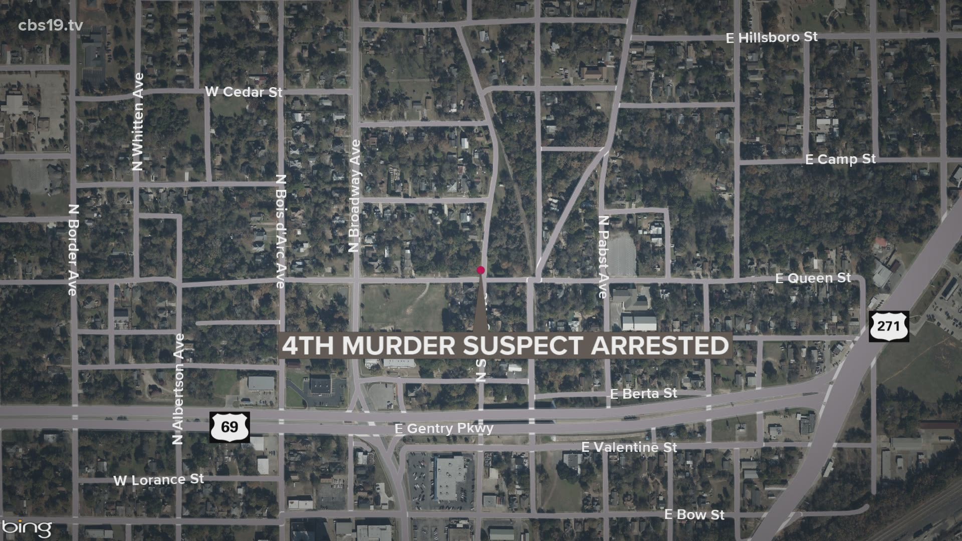 The suspect is one of four who was wanted for the murder of 20-year-old Draveon Tykeith McCullough of Tyler.